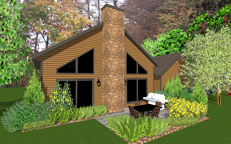Tamarack Floor Plan Custom Home by Everest Custom Home Builder Minocqua WI